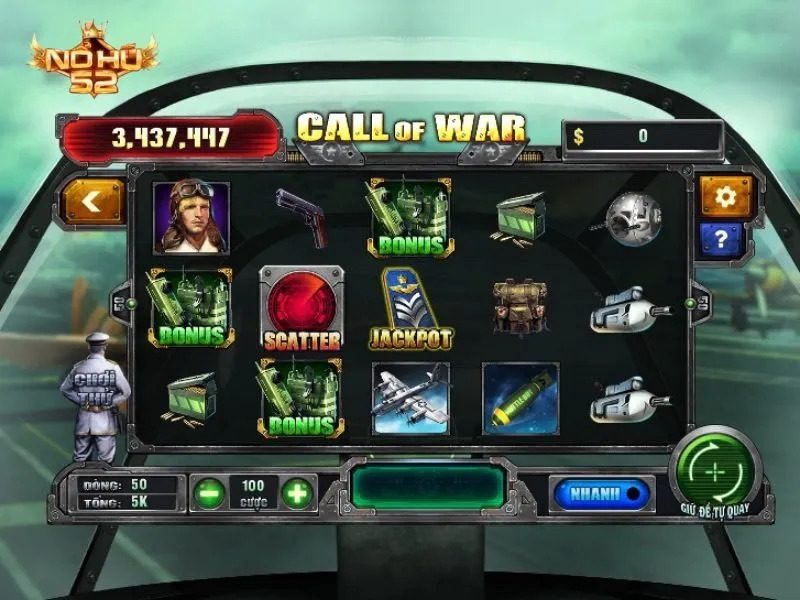 Call of War và cuộc chiến ngoài vũ trụ