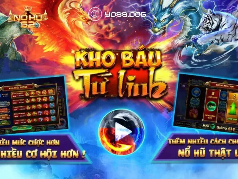 Kho báu Tứ linh ẩn chứa những phần thưởng giá trị cao