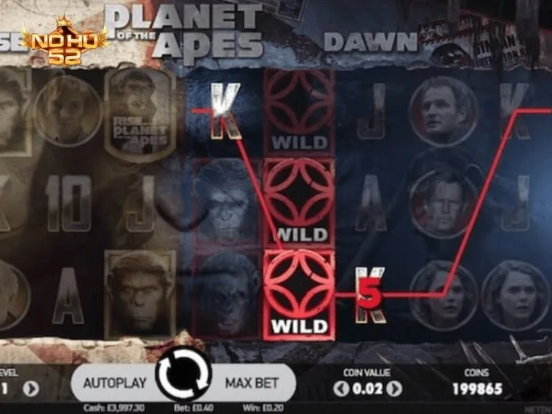 Planet of the Apes có hệ số thưởng đến 600.000 lần