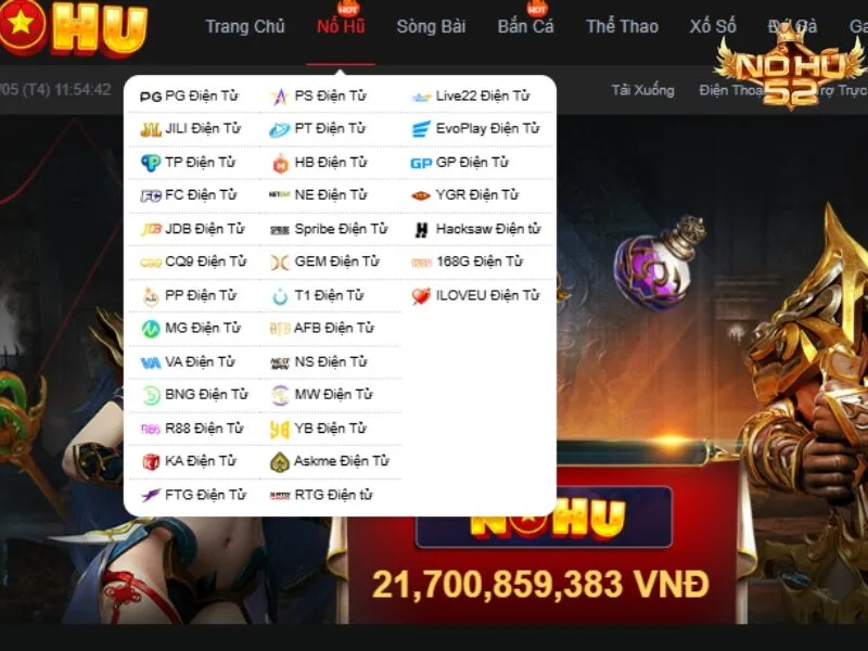 Chơi top game nổ hũ tại Nohu52 đơn giản