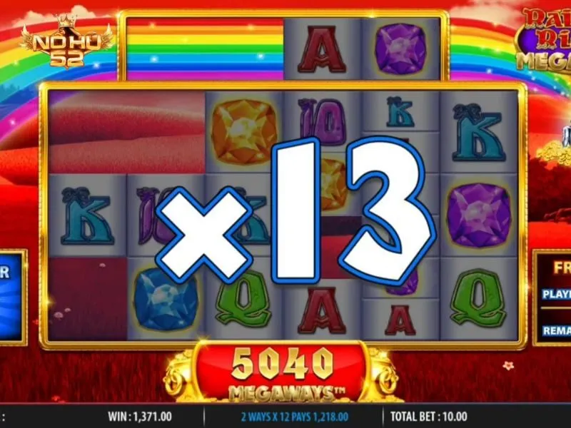 Rainbow Riches Megaways sở hữu số lượng dòng thưởng cực lớn