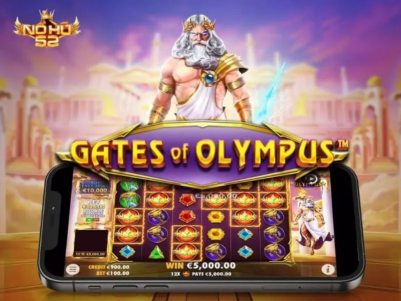 Tận hưởng sức mạnh thần Zeus trong nổ hũ Gates of Olympus
