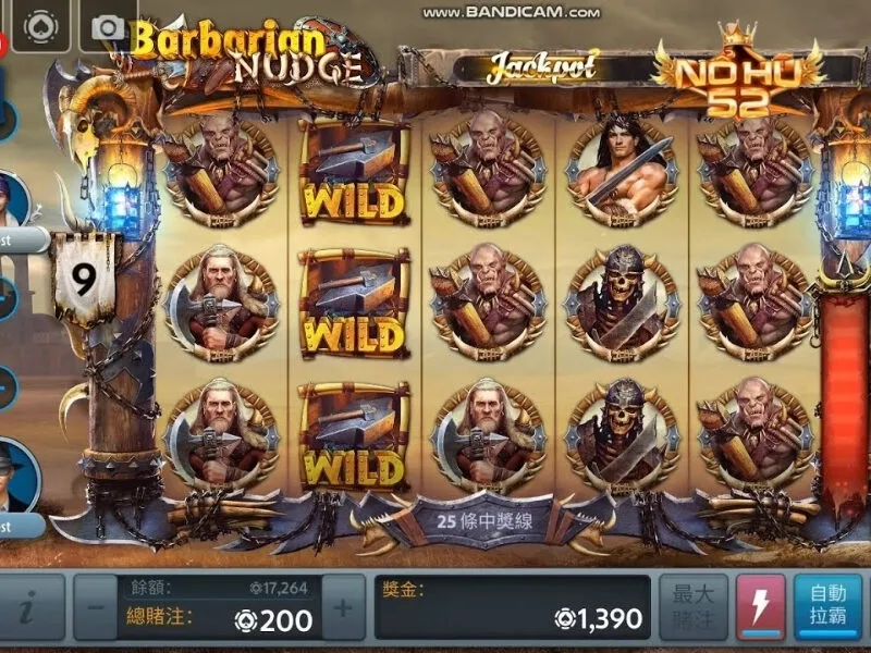 Top game nổ hũ truyền thống Barbarian Nudge